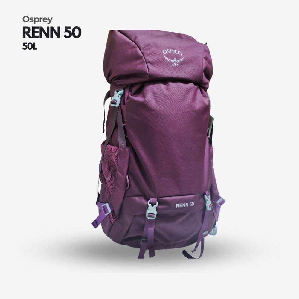 New Osprey Renn 50L Backpack, Aurora Purple